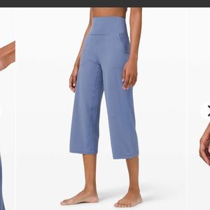 lululemon athletica Blue Wide Leg Pants